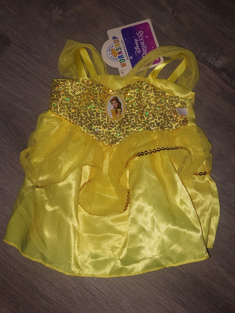 Build-A-Bear BABW Disney Princess Belle Beauty and the Beast Retired Dress